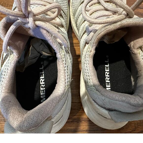 Merrell Women's Athletic Shoes - Light Gray and Cream - Picture 10 of 10